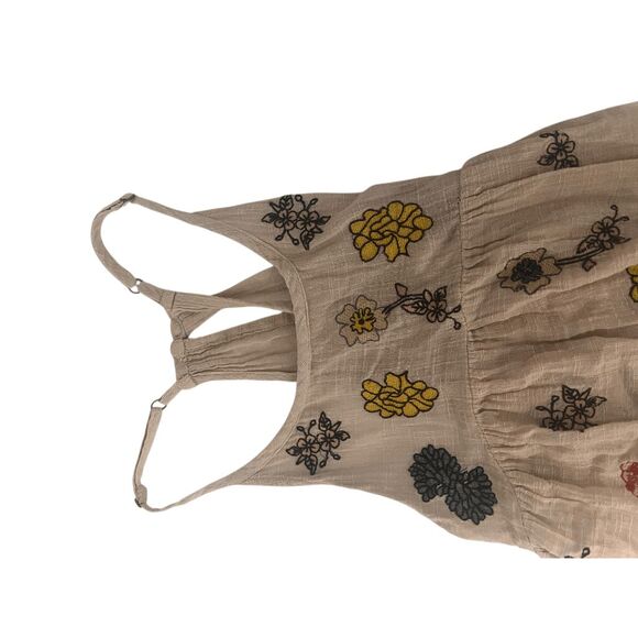 Boom Shankar Floral Ebroidered Tank Top by Natural Life Size Small Good Conditio - Picture 1 of 5